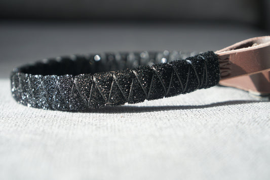 Testeira Preto Brilhante