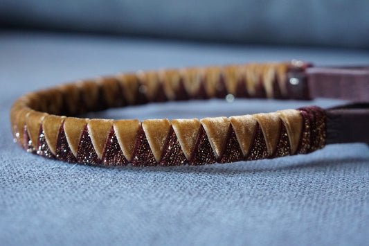 Testeira Creme Brilhante