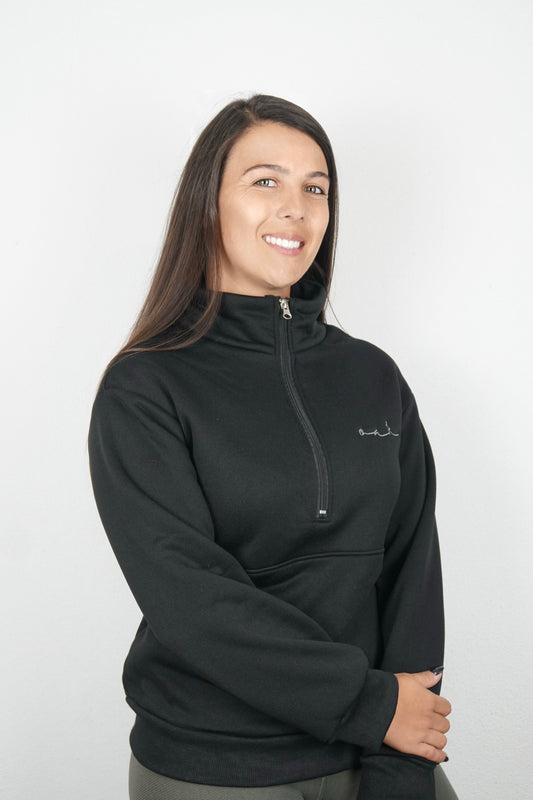 Sweat Doha Halfzip (Preto)