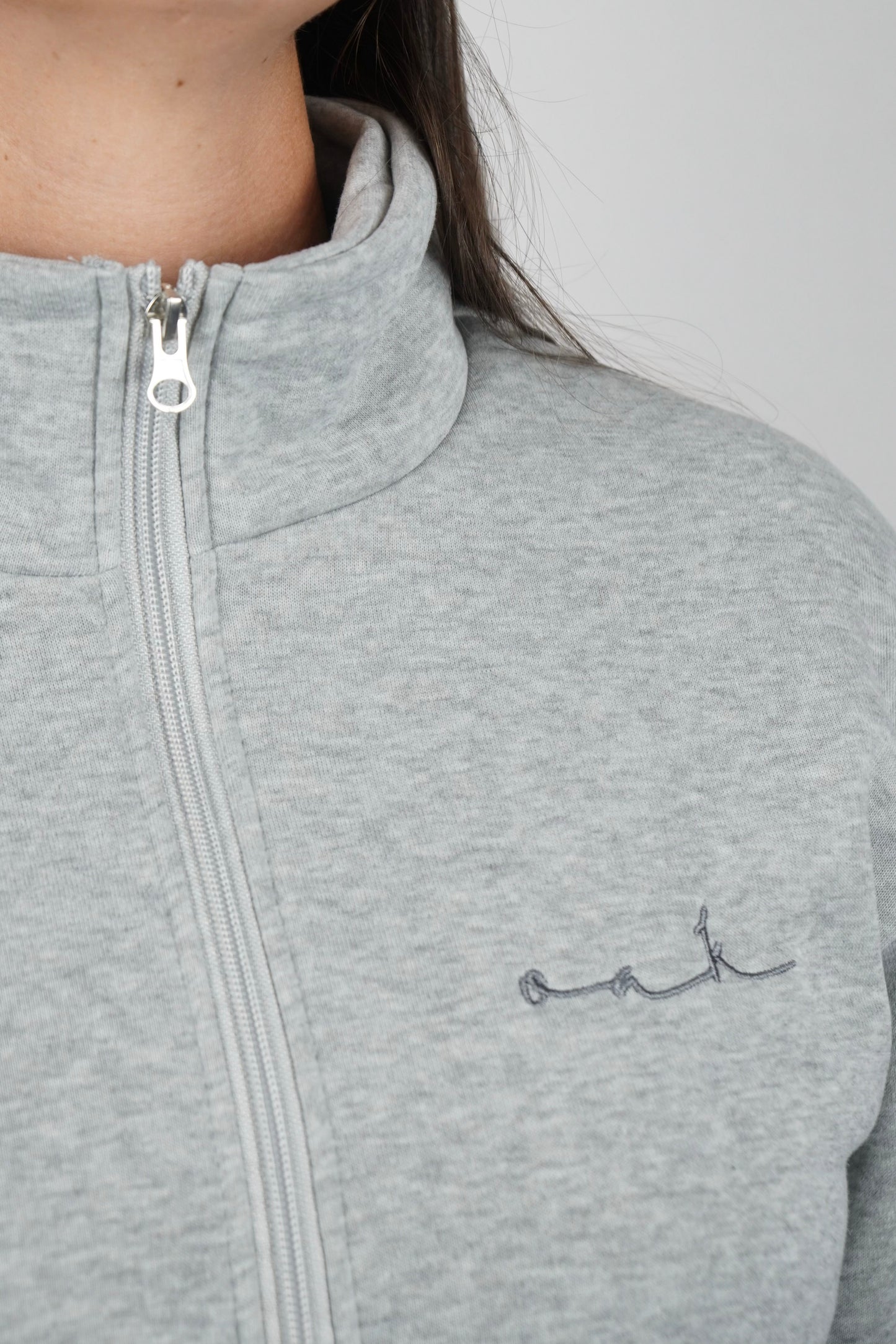 Doha Halfzip Sweater (Gray)